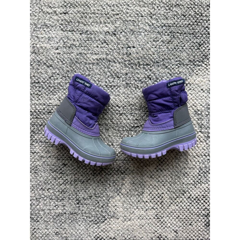 Lands End 6 Toddler Frost Insulated Waterproof Snow Boots
